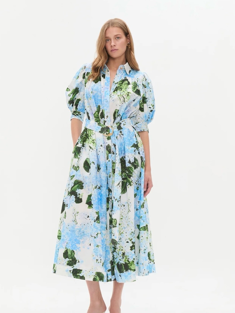 NWOT Aje Manifest Hydrangae Maxi Dress